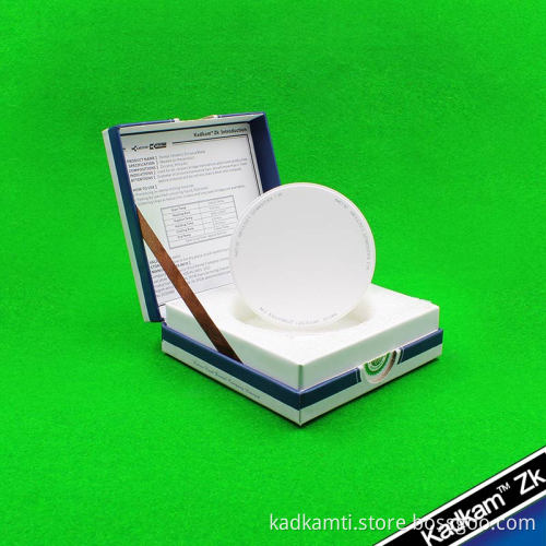 KadKam Zk-SHT Zirconia Super High Translucent blank for open system
